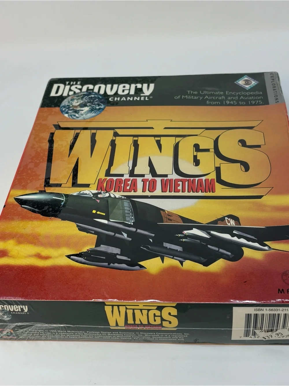 Wings Korea To Vietnam The Discovery Channel Multimedia PC Big Box Game SEALED**